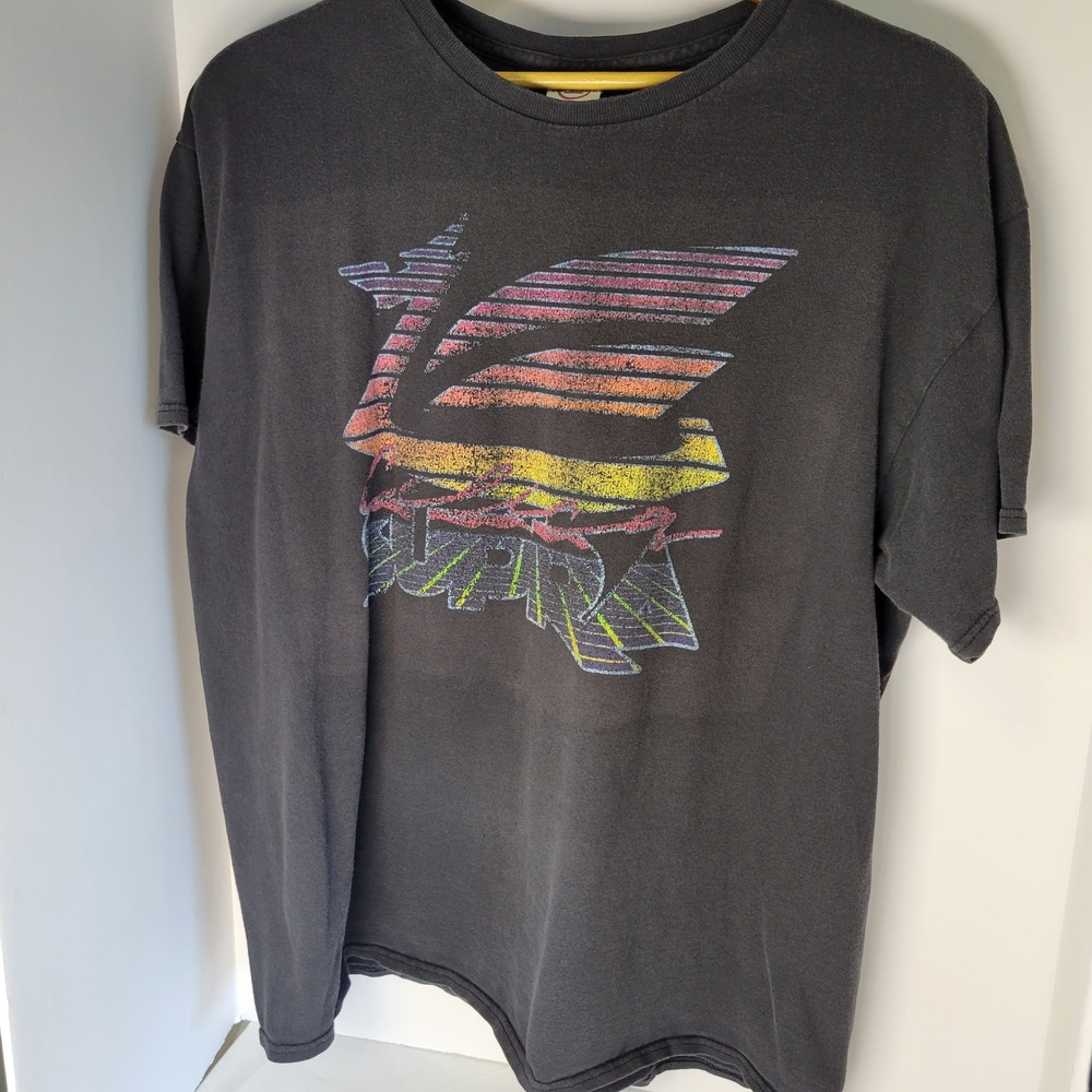 Delta Pro Weight Toyota Celica Supra Graphic T-Shirt Mens XL Black Retro 80s Car